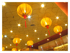 lanterns from a chinese resto we dined in